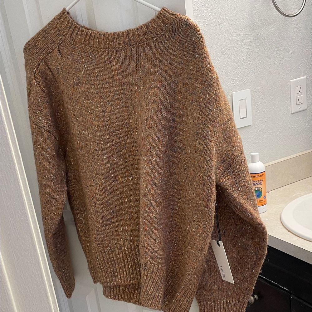 My Story Multicolor Knit Crew Neck Sweater